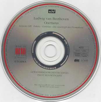 CD Ludwig van Beethoven: Overtüren (Leonore I-III / Fidelio / Coriolan / Die Geschöpfe Des Prometheus)