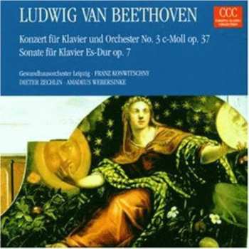 CD Ludwig van Beethoven: Konzert Für Klavier Und Orchester Nr. 3 C-Moll Op. 37; Sonate Für Klavier Es-Dur Op. 7