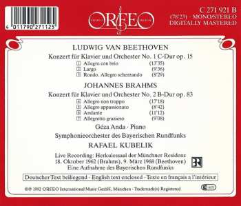 CD Ludwig van Beethoven: Klavierkonzert No. 1 / Klavierkonzert No. 2