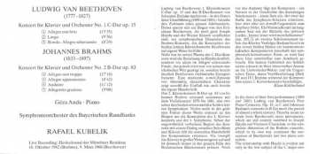 CD Ludwig van Beethoven: Klavierkonzert No. 1 / Klavierkonzert No. 2
