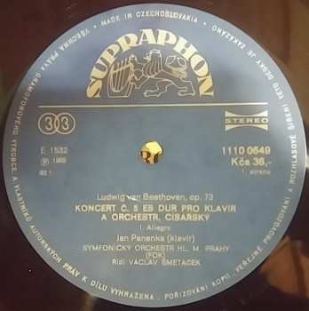 LP Ludwig van Beethoven: Koncert č. 5 Es Dur Pro Klavír A Orchestr, "Císařský"