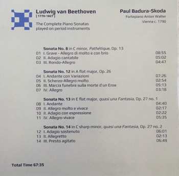 9CD/Box Set Ludwig van Beethoven: The Complete Piano Sonatas Played On Period Instruments