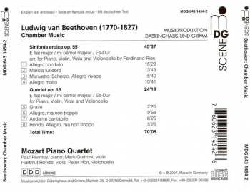 CD Ludwig van Beethoven: Eroica Op. 55 ; Piano Quartet Op. 16