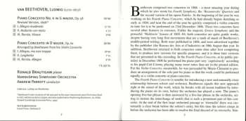 SACD Ludwig van Beethoven: Piano Concertos In D. Op.61 & No.4