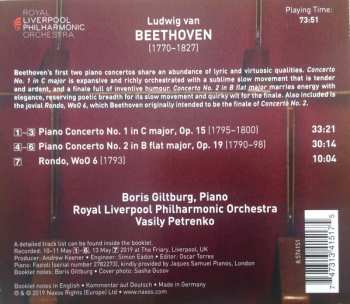 CD Ludwig van Beethoven: Piano Concertos Nos. 1 And 2 / Rondo, Wo0 6