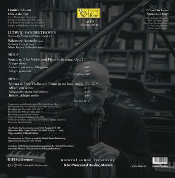 LP Ludwig van Beethoven: Sonatas For Violin And Piano No.2, 3 CLR | LTD