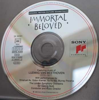 CD Ludwig van Beethoven: Ludwig Van B. - Immortal Beloved (Original Motion Picture Soundtrack)