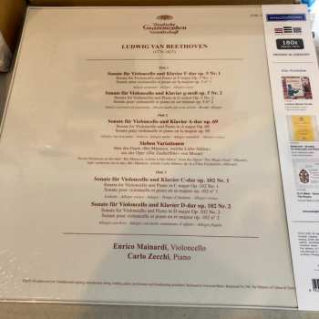 3LP/Box Set Ludwig van Beethoven: Sonatas For Violoncello And Piano / Seven Variations On The Duet "Bei Männern, Welche Liebe Fühlen" From "The Magic Flute" (Mozart)