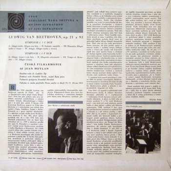 LP Ludwig van Beethoven: Symfonie Č. 1 C-Dur / Symfonie Č. 8 F-Dur