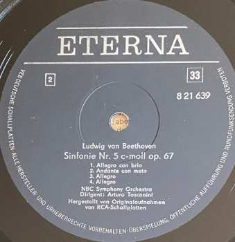 LP Ludwig van Beethoven: Sinfonien Nr. 4 Und 5