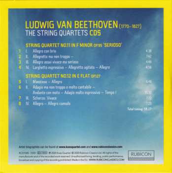 8CD/Box Set Ludwig van Beethoven: The String Quartets (Live From Suntory Hall, Tokyo)