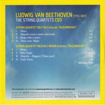 8CD/Box Set Ludwig van Beethoven: The String Quartets (Live From Suntory Hall, Tokyo)