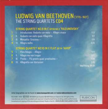 8CD/Box Set Ludwig van Beethoven: The String Quartets (Live From Suntory Hall, Tokyo)