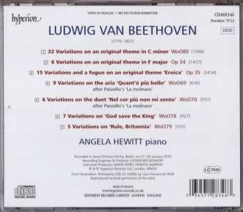 CD Ludwig van Beethoven: Variations (WoO80 ~ Op 34 'Eroica' ~ WoO69 & 70 'La Molinara' ~ WoO78 'God Save The King' ~ WoO79 'Rule, Britannia')
