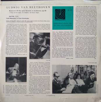 LP The Czech Philharmonic Orchestra: Koncert D Dur Pro Housle A Orchestr, Op. 61