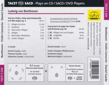 CD/SACD Ludwig van Beethoven: Violin Concerto Op. 61 / String Trio Op. 3