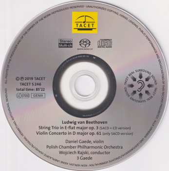 CD/SACD Ludwig van Beethoven: Violin Concerto Op. 61 / String Trio Op. 3