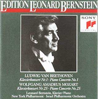 CD Ludwig van Beethoven: Edition Leonard Bernstein - Beethoven Klavierkonzert Nr. 1, Mozart Klavierkonzert Nr. 25