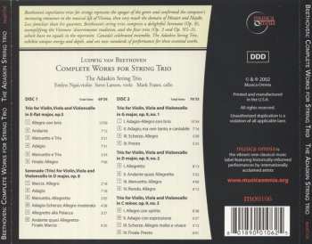 2CD Ludwig van Beethoven: Complete Works For String Trio