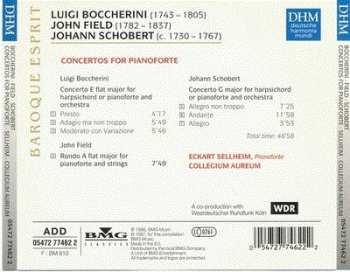 CD Luigi Boccherini: Concertos For Pianoforte