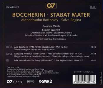 CD Felix Mendelssohn-Bartholdy: Luigi Boccherini: Stabat Mater