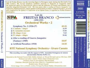 CD RTÉ National Symphony Orchestra: Symphony No. 2 • After A Reading Of Guerra Junqueiro • Artificial Paradises