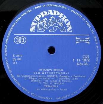 2LP Luise Walker: Kytarový Recitál