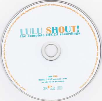 2CD Lulu: Shout! The Complete Decca Recordings