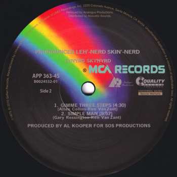 2LP Lynyrd Skynyrd: (pronounced'lĕh-'nérd'skin-'nérd) LTD