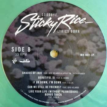 LP Lyrics Born: Goodbye, Sticky Rice CLR