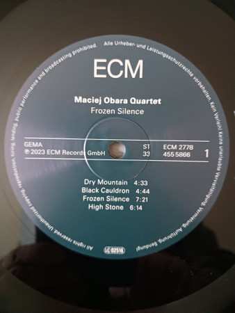 LP Maciej Obara Quartet: Frozen Silence