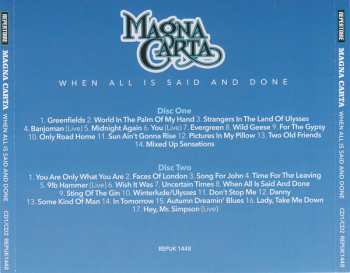 3CD/DVD/Box Set Magna Carta: When All Is Said And Done