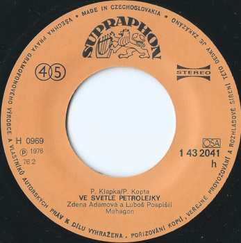 SP Mahagon: Ve Světle Petrolejky / Motýlí Křídla