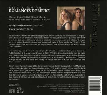 CD Maïlys de Villoutreys: Romances d'Empire: Sophie Gail (1775–1819)