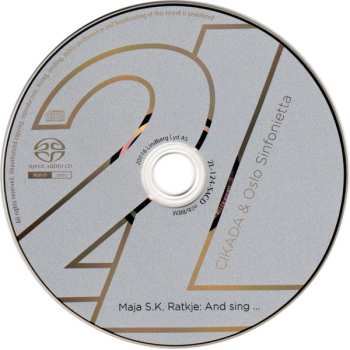 Blu-ray/SACD Maja S. K. Ratkje: And Sing ...