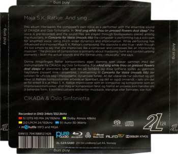 Blu-ray/SACD Maja S. K. Ratkje: And Sing ...