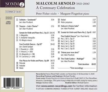 CD Malcolm Arnold: A Centenary Celebration