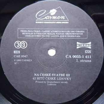 LP Malý Orchestr Carmen Party: Na České Svatbě III. = At Czech Wedding 3