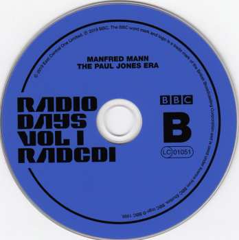 2CD Manfred Mann: Radio Days Vol 1 / The Paul Jones Era (Live At The BBC 64-66)