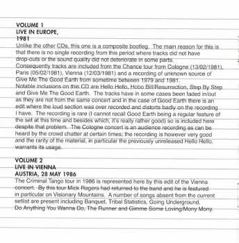 5CD/Box Set Manfred Mann's Earth Band: Bootleg Archives Volumes 1-5