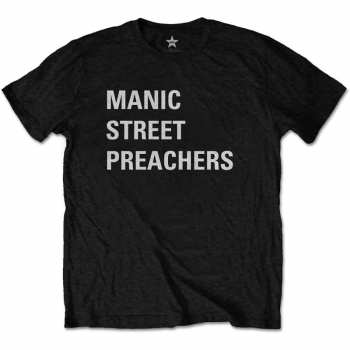 Merch Manic Street Preachers: T-Shirt Block Logo Manic Street Preachers 