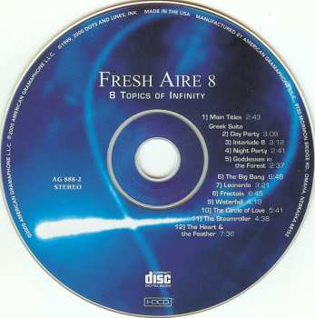 CD The London Symphony Orchestra: Fresh Aire 8 - 8 Topics Of Infinity