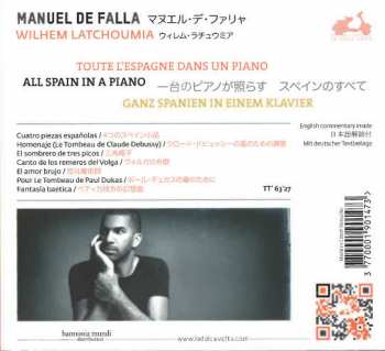 CD Manuel de Falla: Pièces Pour Piano, Toute L'Espagne Dans un Piano