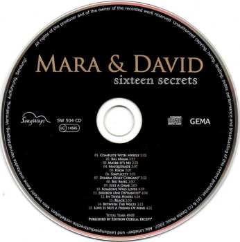 CD Mara Von Ferne: Sixteen Secrets