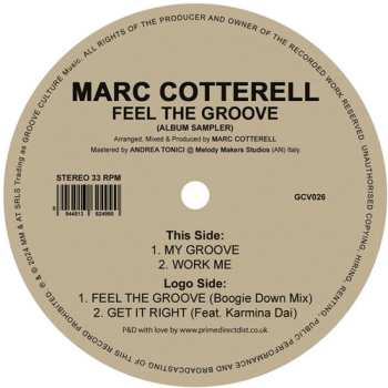LP Marc Cotterell: Feel The Groove (Album Sampler)