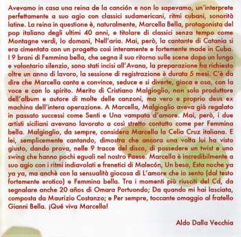 CD Marcella Bella: Femmina Bella