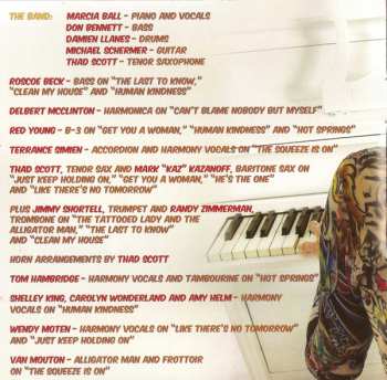 CD Marcia Ball: The Tattooed Lady And The Alligator Man