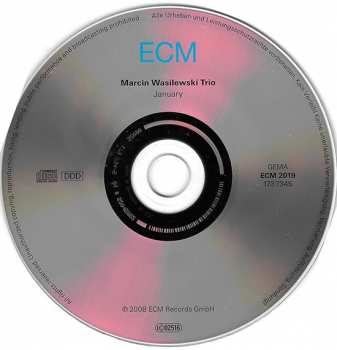 CD Marcin Wasilewski Trio: January