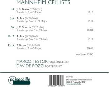 CD Marco Testori: Mannheim Cellists