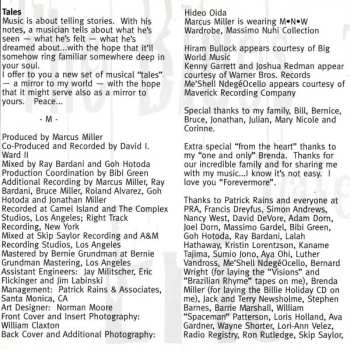 CD Marcus Miller: Tales